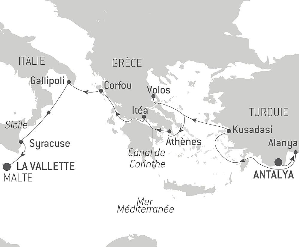 La Méditerranée : empreintes des grandes civilisations