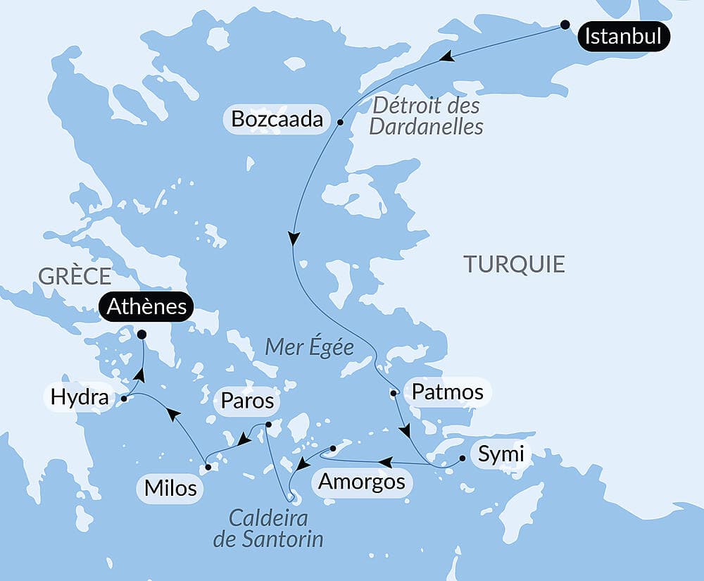 Splendeurs antiques de mer Égée